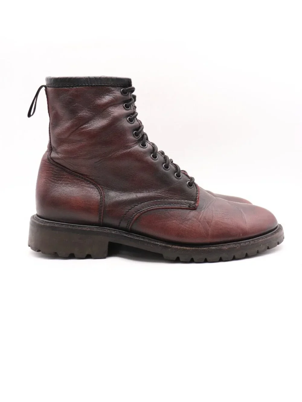 Thursday Boot Co. Stomper Men’s Size 11.5 Boot Black Cherry Leather Lace Up